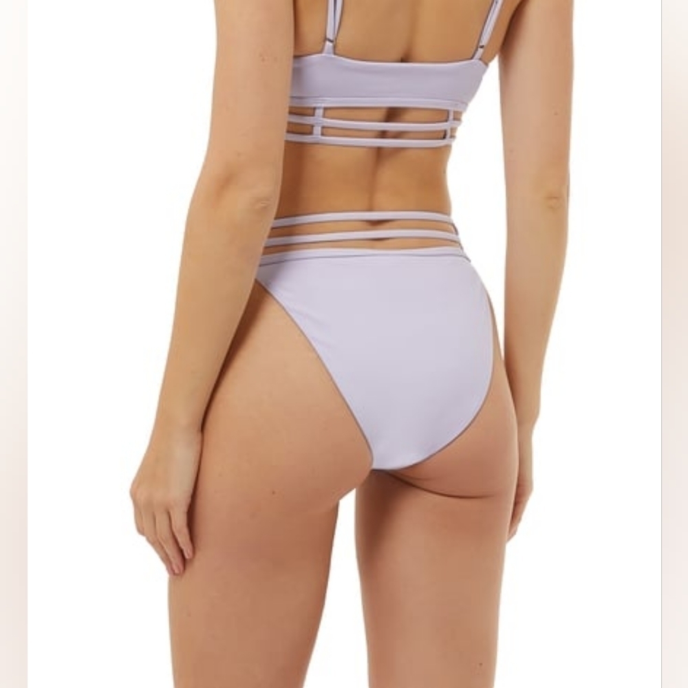 Jonathan Simkhai Swim Bottom Women Large Bathing Suit Amenda Eunice Lupine